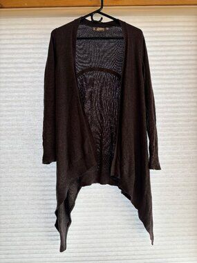 Grey Long Elegant Cardigan, size 2